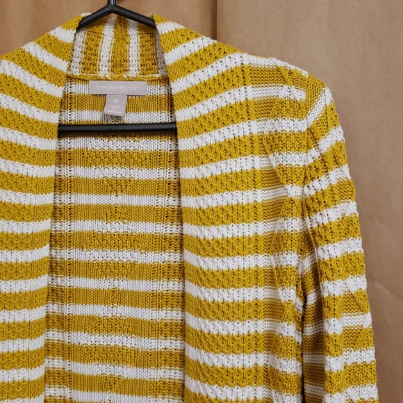 Banana Republic Sweaters - Banana Republic mustard open front cardi size XS